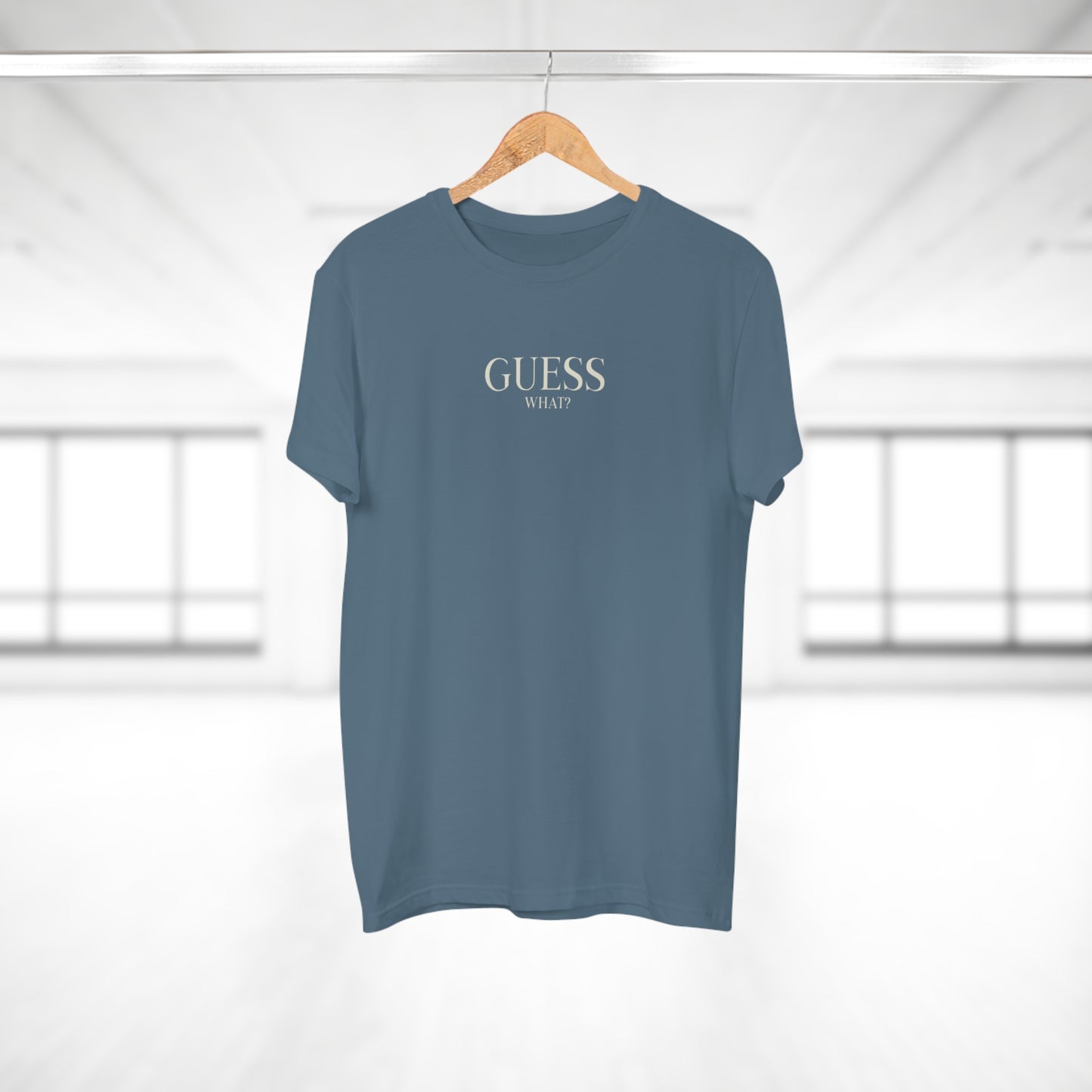 "Guess What?" Word Play T-Shirt | Premium Cotton