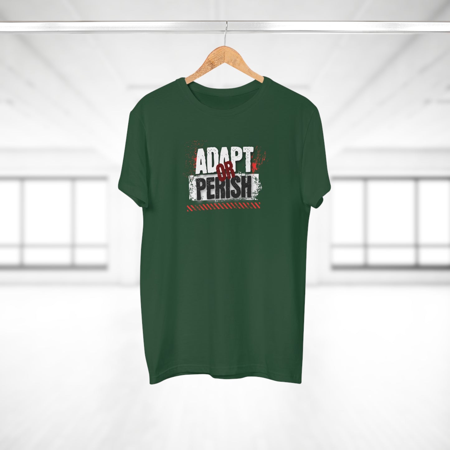 "Adapt Or Perish" Motivational Quote T-Shirt | Premium Cotton