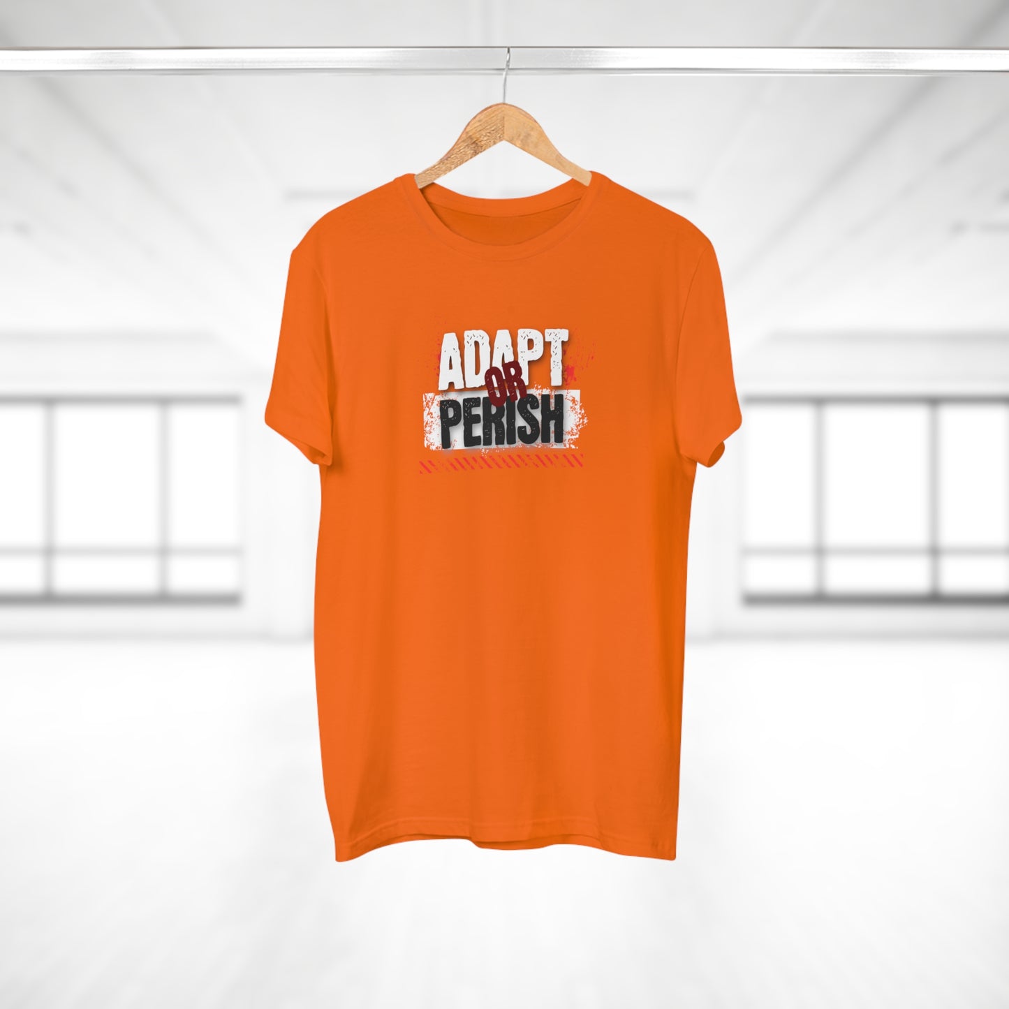 "Adapt Or Perish" Motivational Quote T-Shirt | Premium Cotton