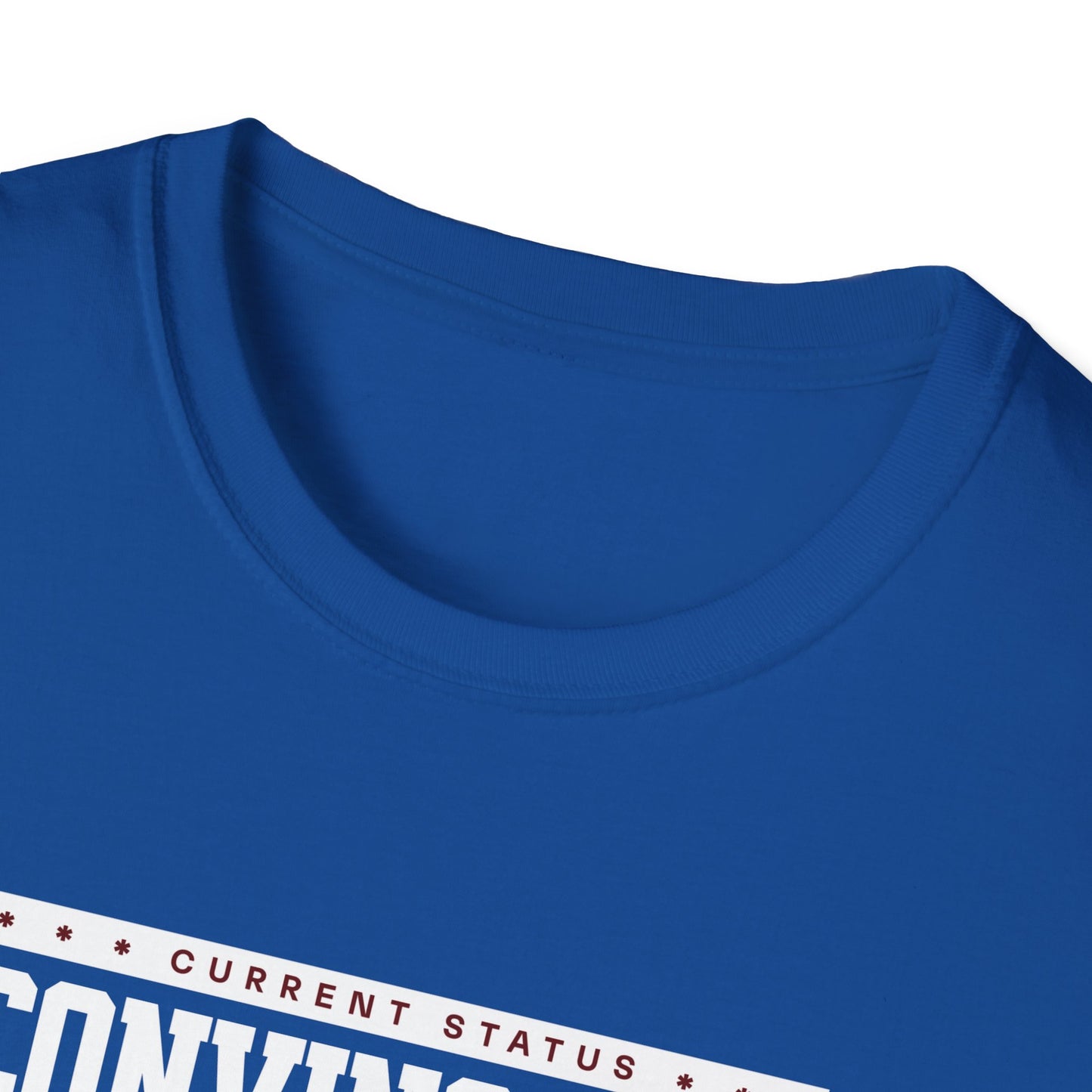 "Current Status: Convincible" Fun Quote T-Shirt | Soft Style Cotton