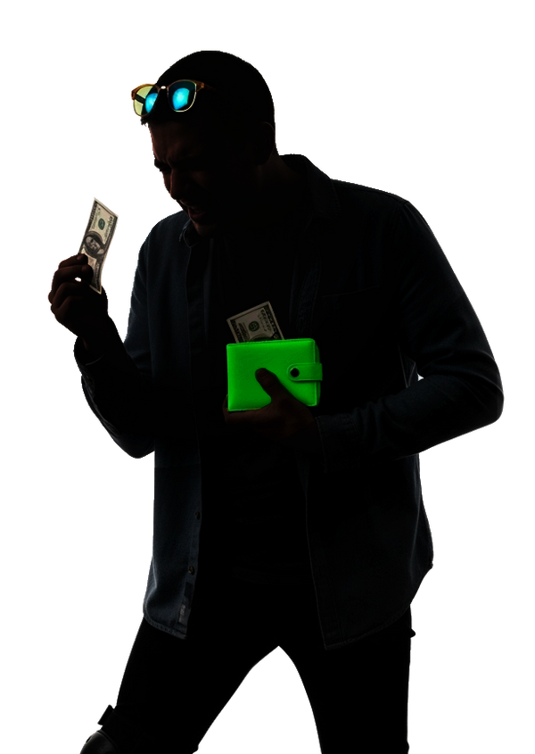 The Cheap Guy silhouette